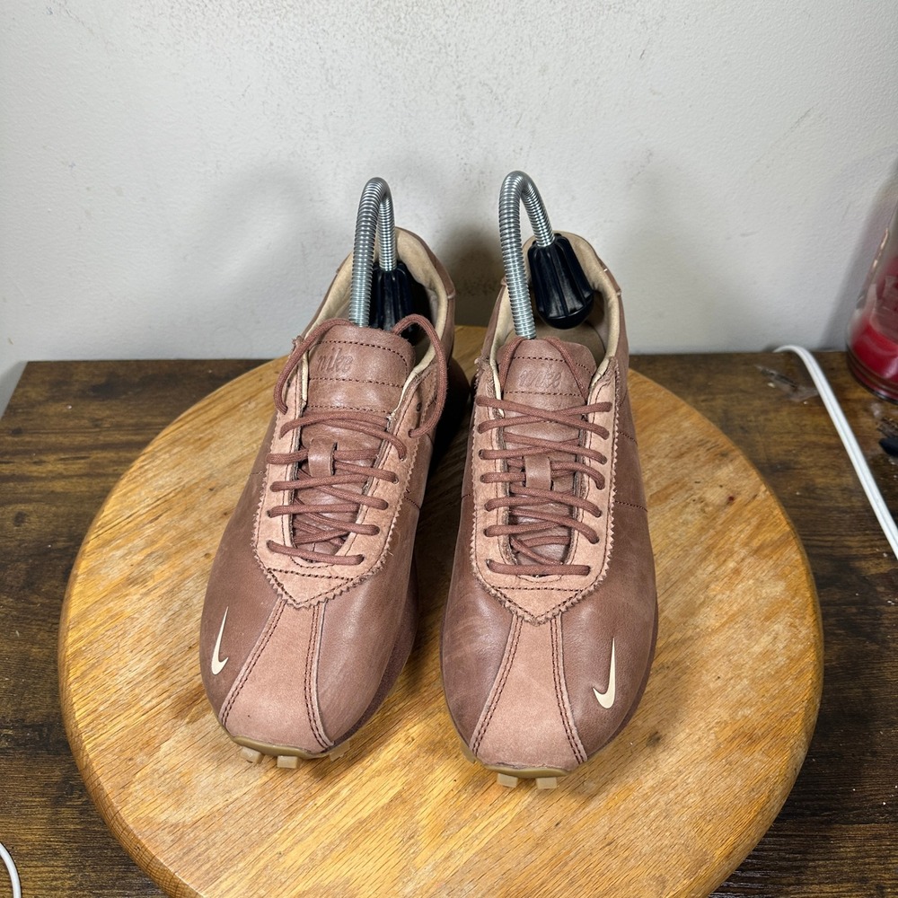 Nike LD-1000 Roshe Brown Leather Suede Waffle Size 8 Womens Shoes IO1824-244 - Picture 4 of 10